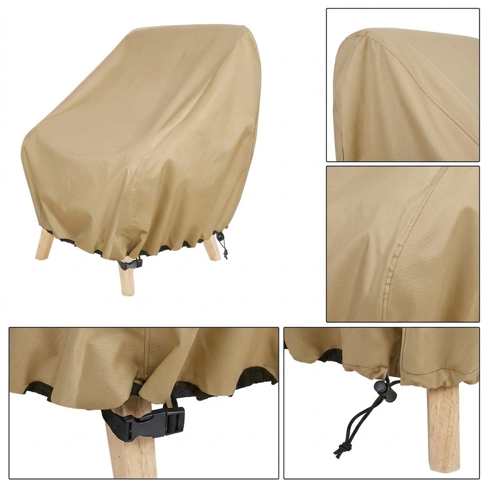 Outdoor Furniture Cover Waterproof - Wodoodporny Pokrowiec na Krzesło Ogrodowe, Pokrowiec