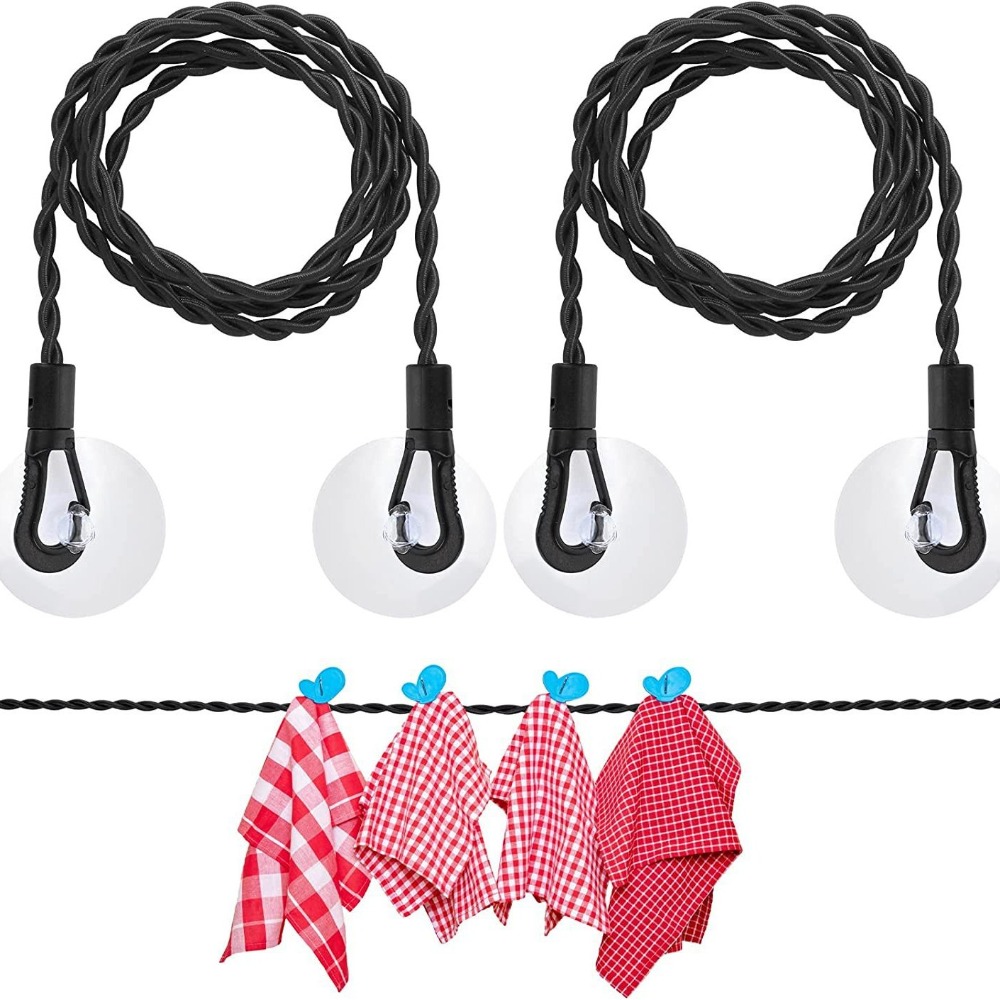 Outdoor Furniture Rope - Sznur na pranie z przyssawkami, do