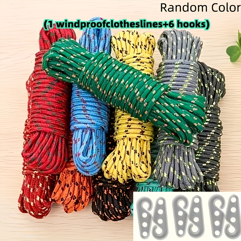 Outdoor Furniture Rope - 7-częściowy zestaw: 10-metrowa lina nylonowa z