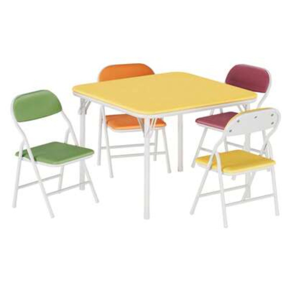 Outdoor Furniture Table And Chairs - Składany kwadratowy zestaw stołu i krzeseł