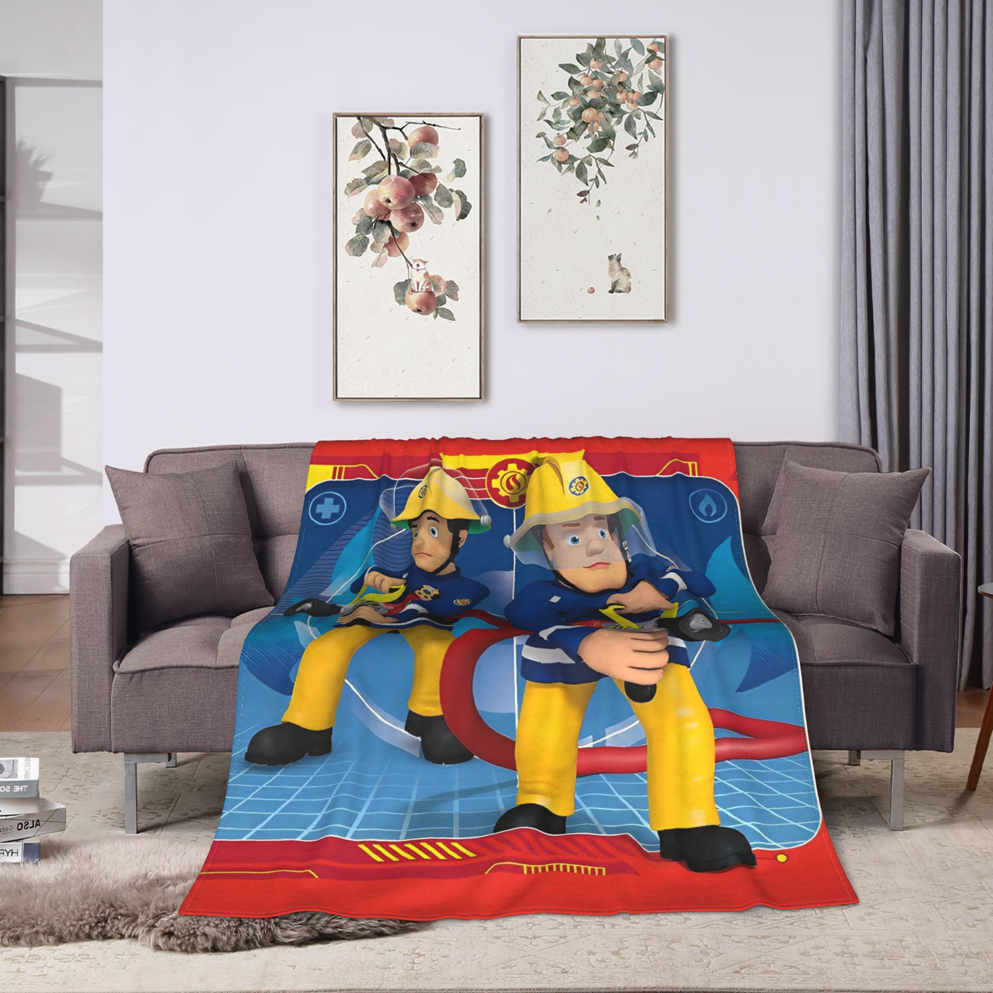 Koc flanelowy Firemans Sam's,  – Outdoor Furniture Plans recenzja i cena