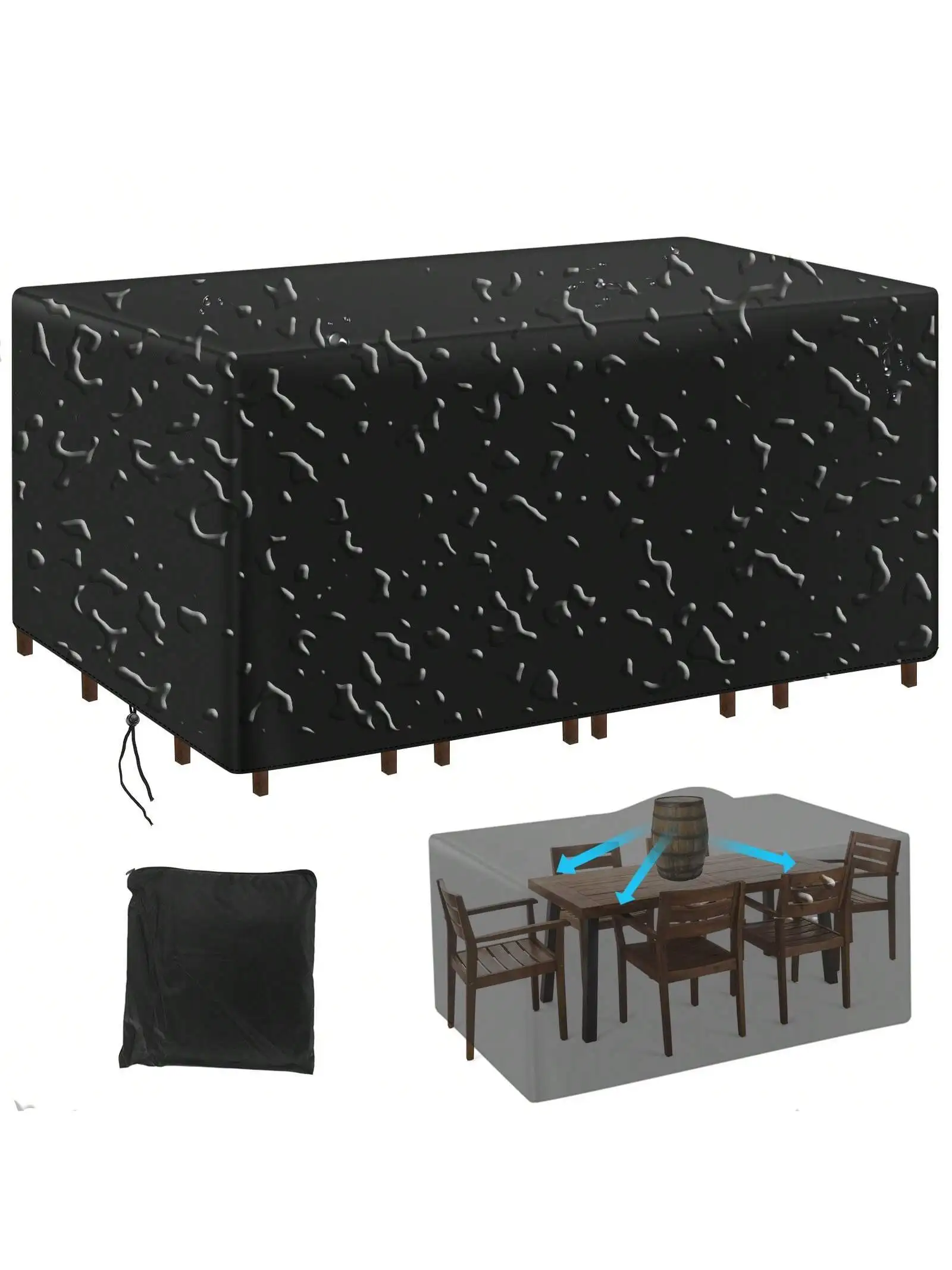 Multi-Size Outdoor Patio Garde – Outdoor Furniture Cover Waterproof recenzja i cena