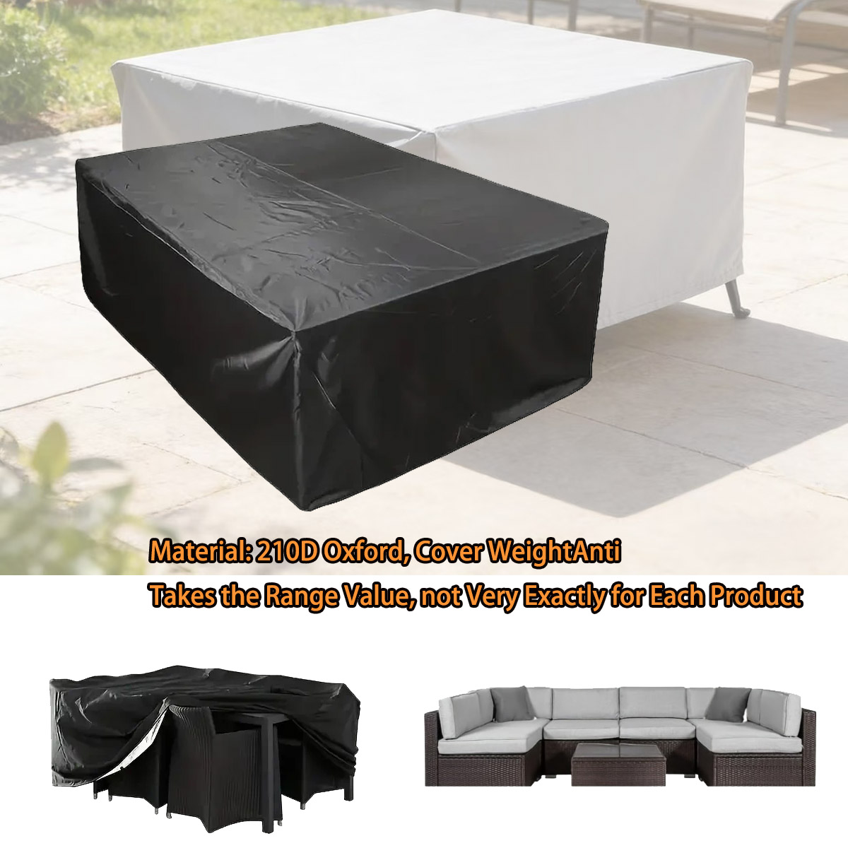 Pokrowiec na meble ogrodowe w  – Outdoor Furniture Cover Waterproof recenzja i cena